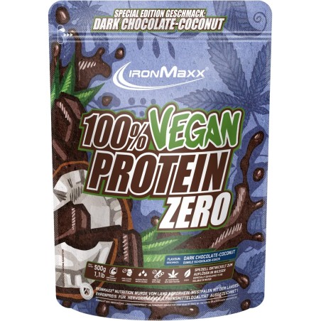 100% Vegan IronMaxx protein...