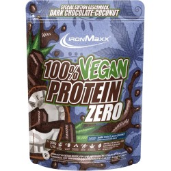 100% Vegán IronMaxx fehérjepor (LEJÁRT) 500g, csokoládé/kókusz ízű