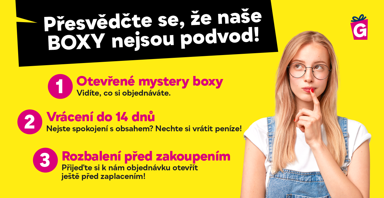 Naše Mystery Boxy nejsou podvod!